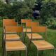 Lot de 6 chaises d école