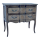 Commode sauteuse à 2 tiroirs de style louis XV