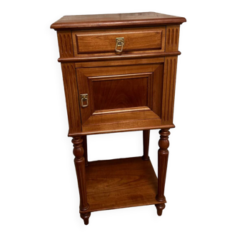 Pedestal bedside table