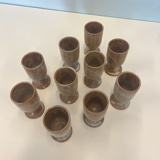 Lot verres en grés