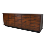 Large Art Deco Dutch Oak Apothecary / Filing Cabinet or Sideboard, 1930s