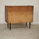 Petit meuble d'appoint buffet en bois 1970