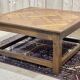 Table basse en chêne des années 1950