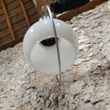 Art Deco chrome pendant light from the 1950s