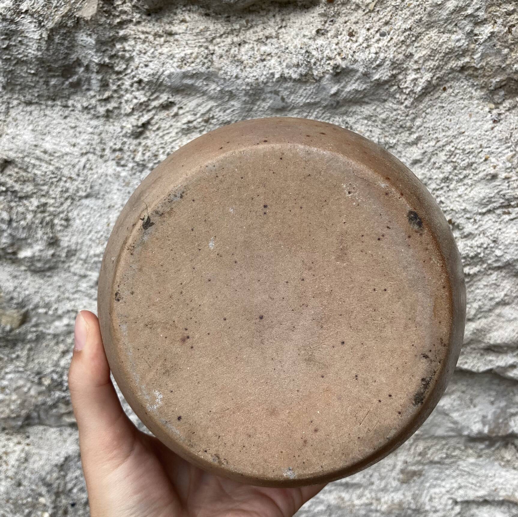 Vintage stoneware flower pick
