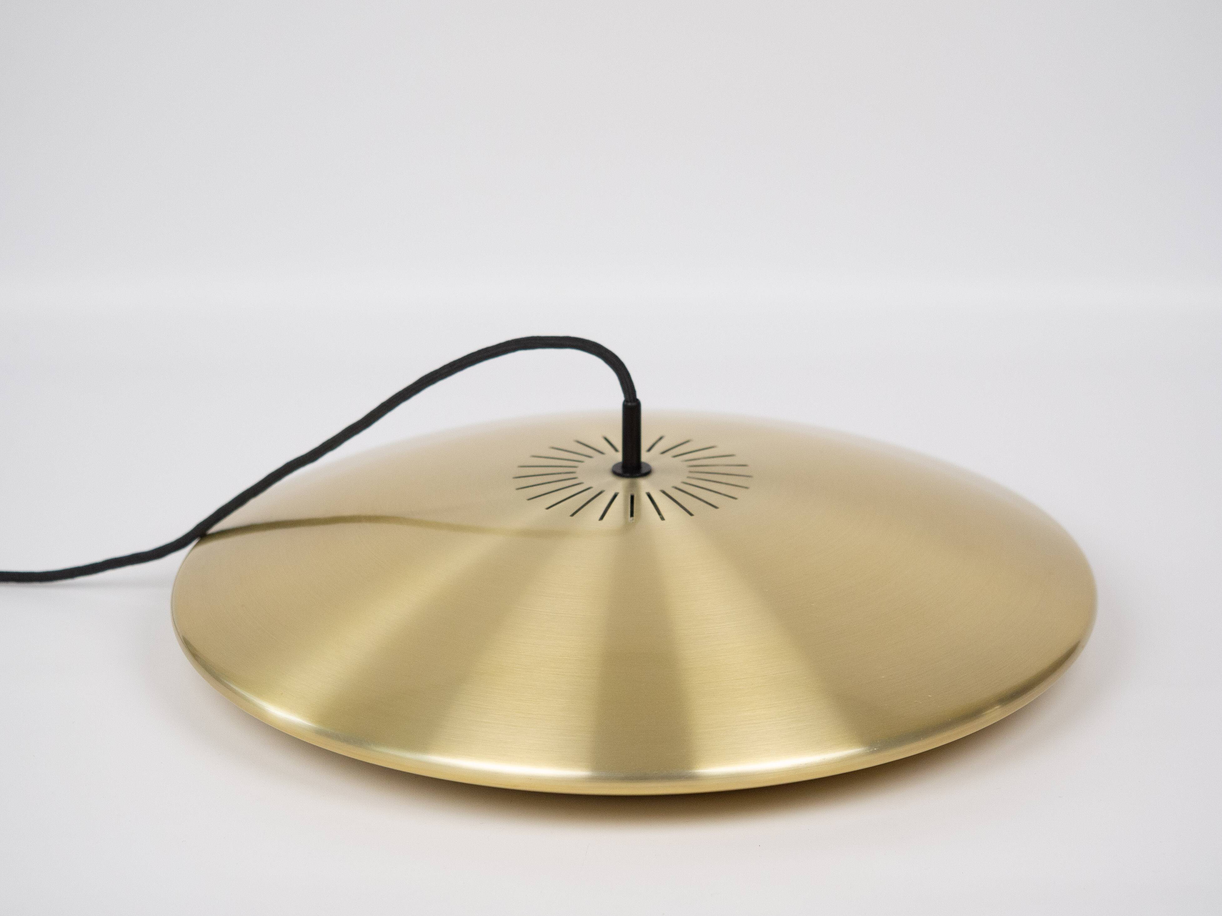 Danish Diskos vintage pendant lamp by Jo Hammerborg, Fog og Morup, 1965