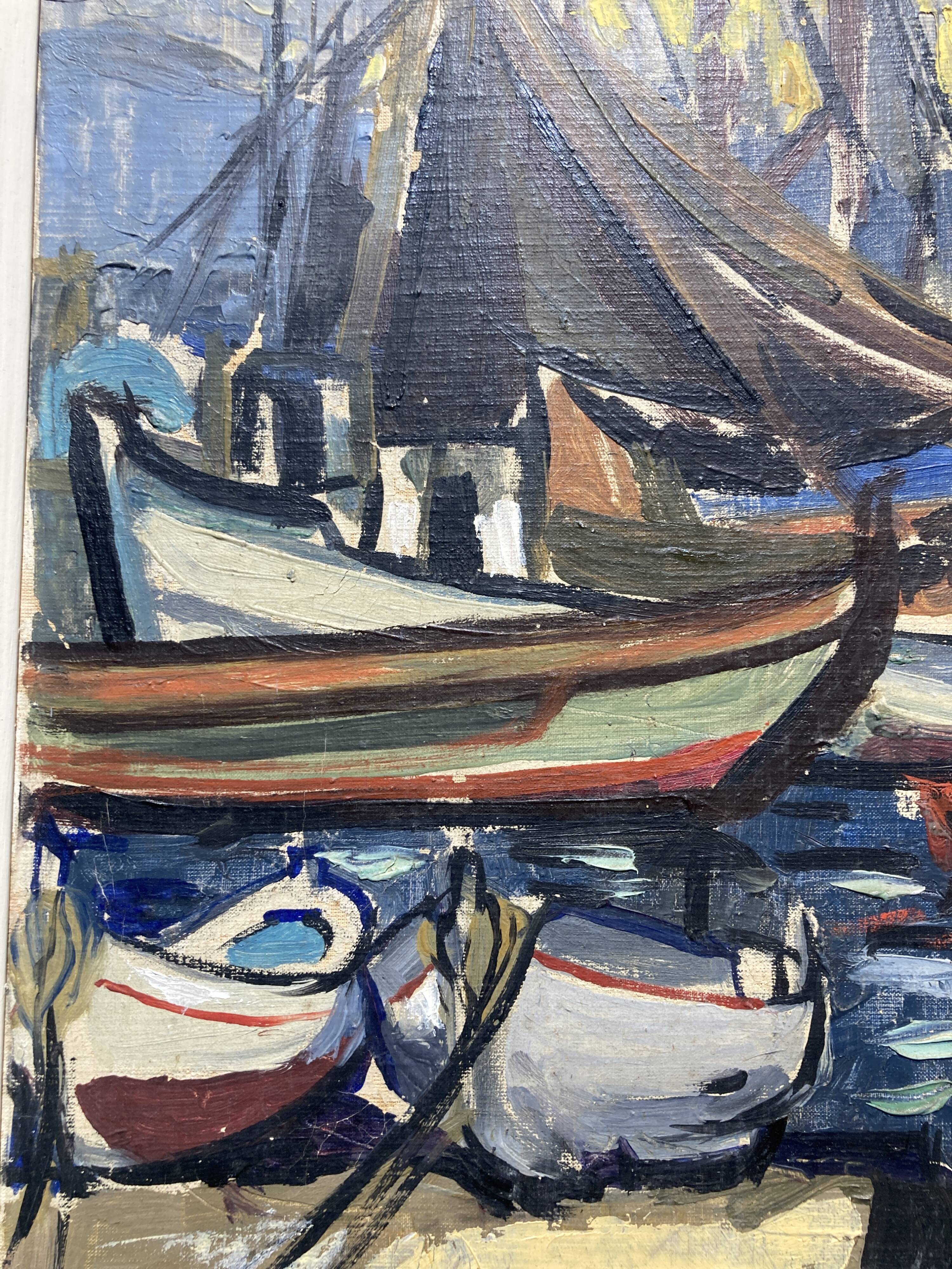 Knife painting signed Moun-Pollat