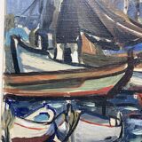 Knife painting signed Moun-Pollat