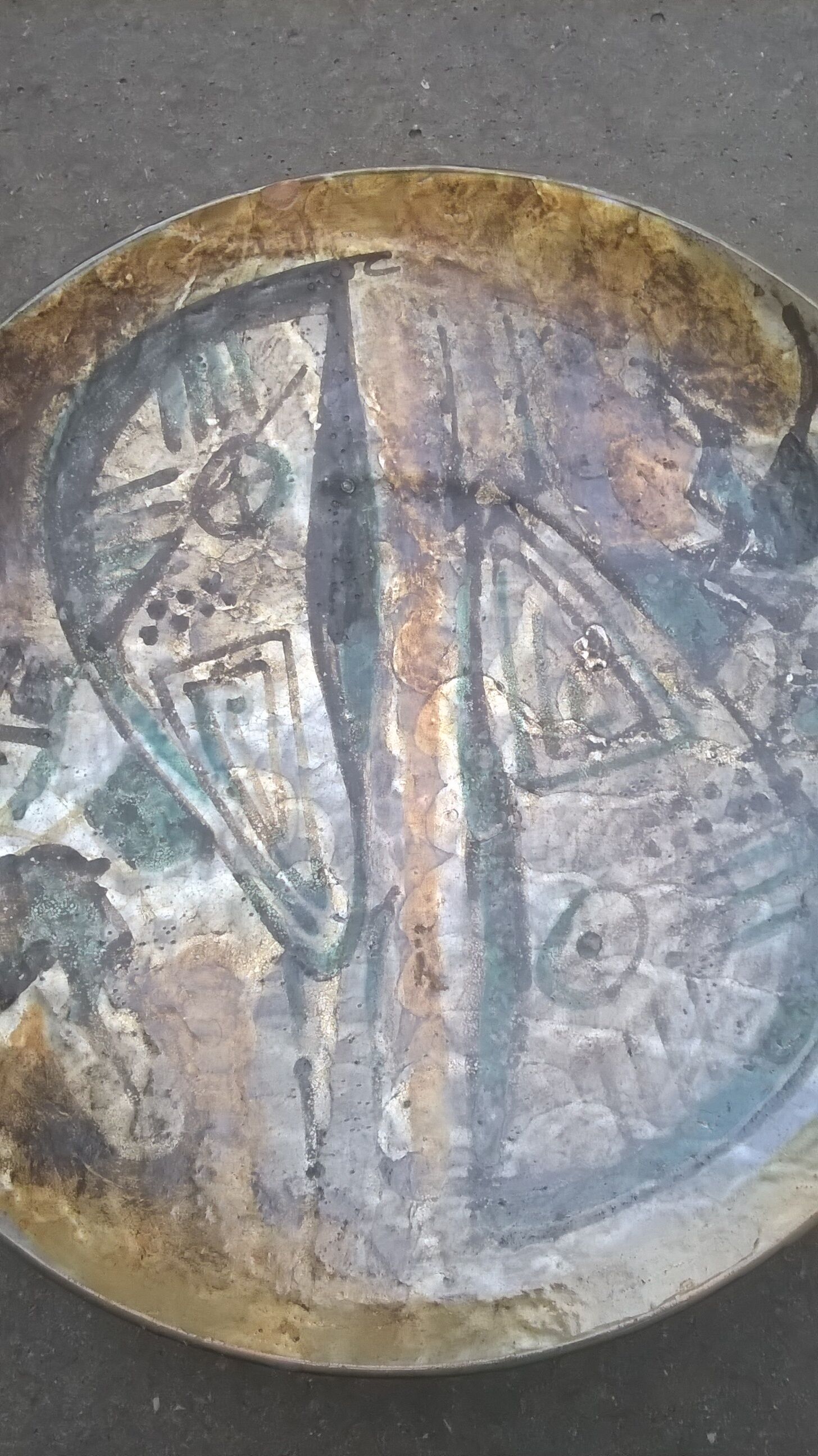 Joel Baudouin's large dish 1959