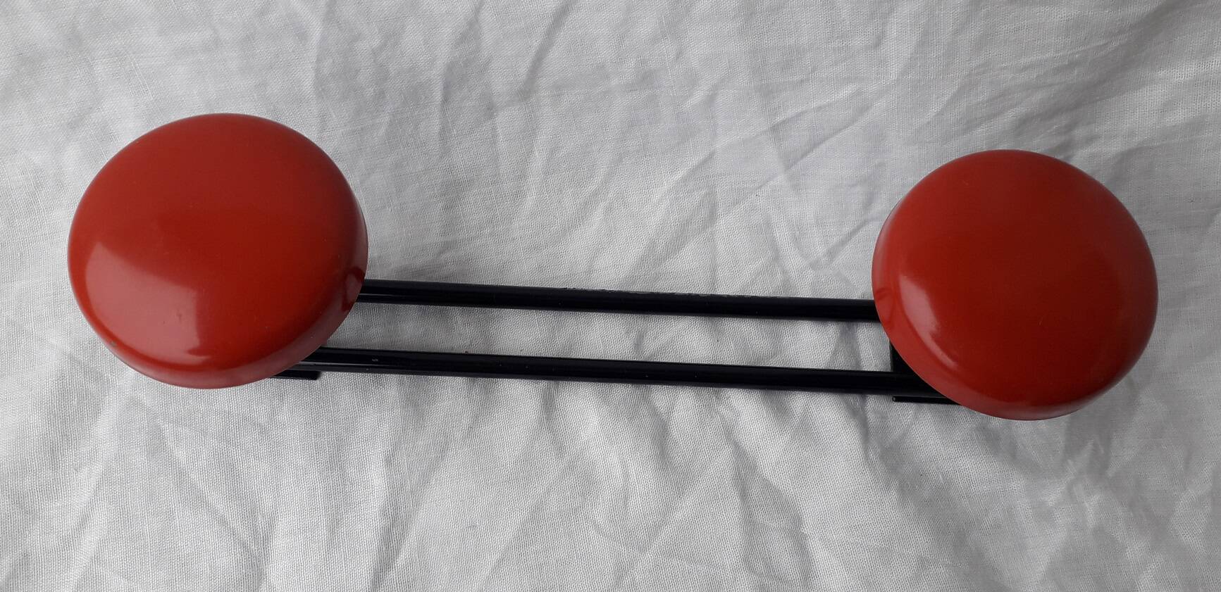 Red coat rack