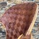 Chestnut armchair