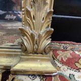 Louis XVI style mirror in gilded wood