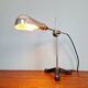 Lampe de travail en métal chromé et fonte, C.F Palmer & Co, London, 1920