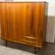 Scandinavian teak cabinet 4 doors 2+1 drawers wardrobe 1960