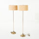 Paire de lampadaires 'G-024' produits par Bergboms, Suède, années 1960.