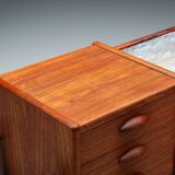 No. 36 teak planter by Arne Wahl Iversen for Vinde Møbelfabrik