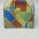 1970s Stunning Decanter or Decorative Bottle by Luigi Bormioli. Made in Ita