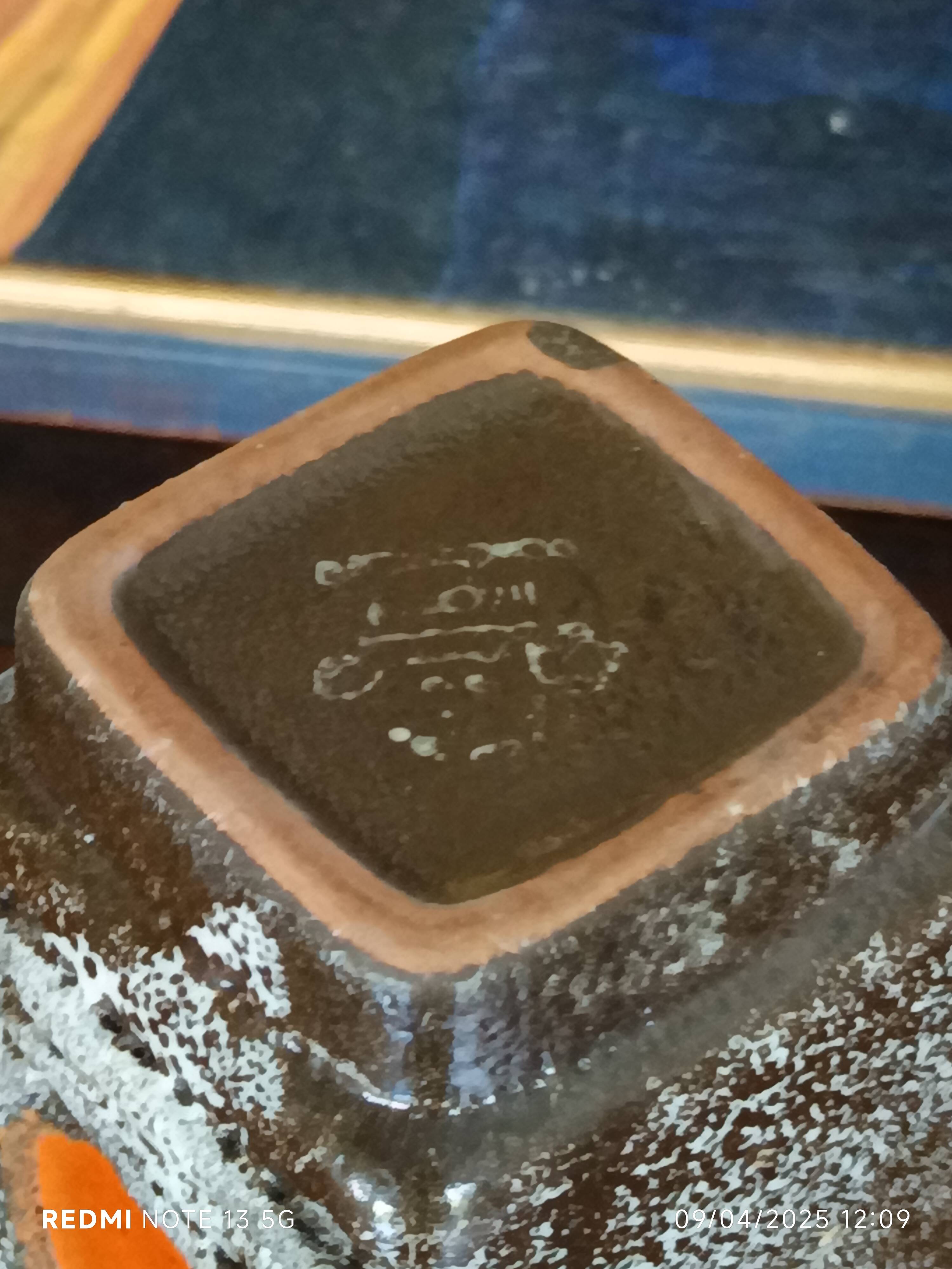 Strehla fat lava vase 1960/1970 ceramic