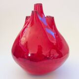 Belgian pottery spout vase by Hugria, 1960s