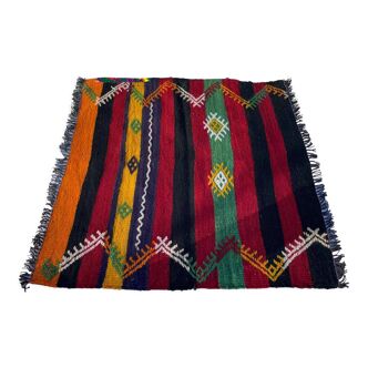 Tapis Kilim turc vintage, 100 x 95 cm