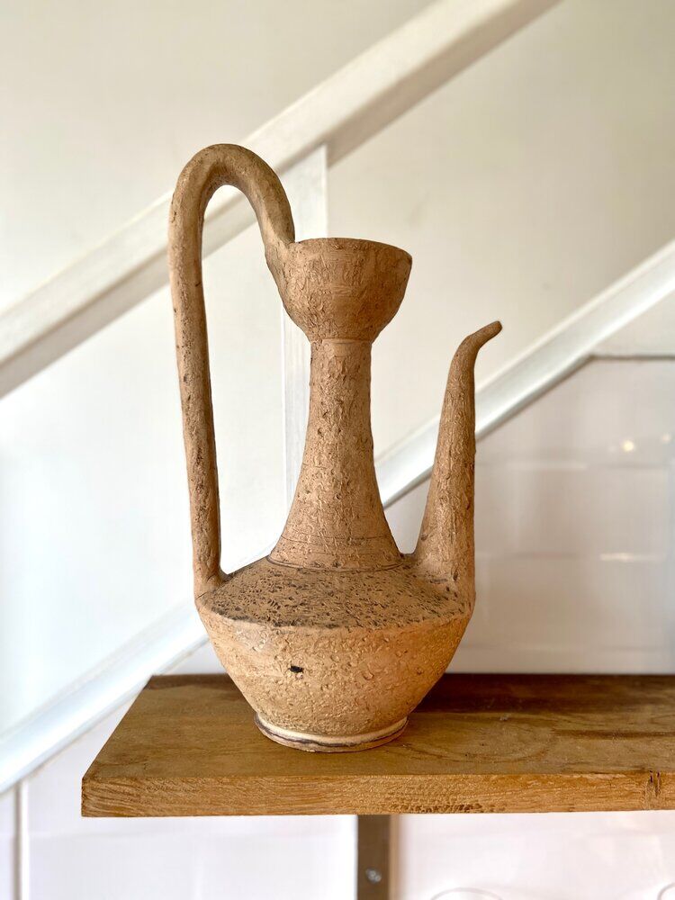 Moroccan terracotta teapot