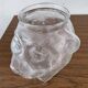 Vintage glass bear head jar France