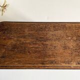 Vintage solid oak stool