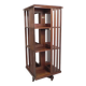 Book carousel in mahogany G. Borgeaud, Paris, 1930s