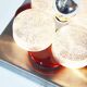 Brutalist glass wall sconce by Albano Poli for Poliarte, Italy 1970's
