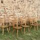 66 Scandinavian chairs or vintage wooden bistro