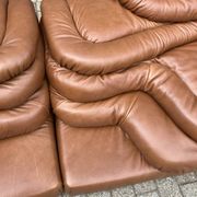 2x De Sede Terrazza DS-1025 (right & left element) Cognac