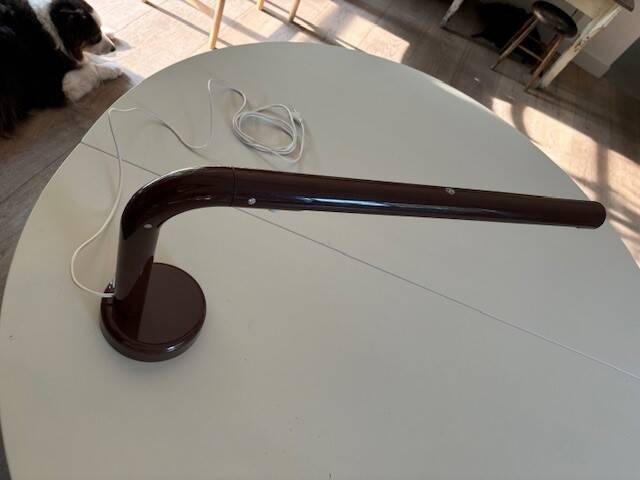 Lampe d'architecte tube d'Anders Pehrson - Suède années 70