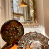 Set of 5 Val Saint Lambert whiskey glasses