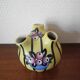 Old porcelain flower vase Gabriel Fourmaintraux Desvres