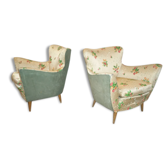1/2 club 50s 60s armchair Italian Giulia Veronesi (+ 1 sofa also available)