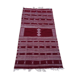 Carpet wool handmade great Bordeaux size250x134cm
