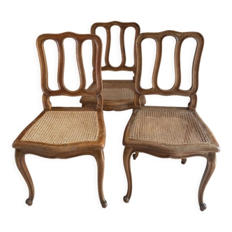 Trio of louis xv chairs