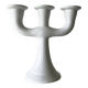 Chandelier with 3 branches in white ceramic Guldkroken Sweden – Vintage