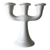 Chandelier with 3 branches in white ceramic Guldkroken Sweden – Vintage