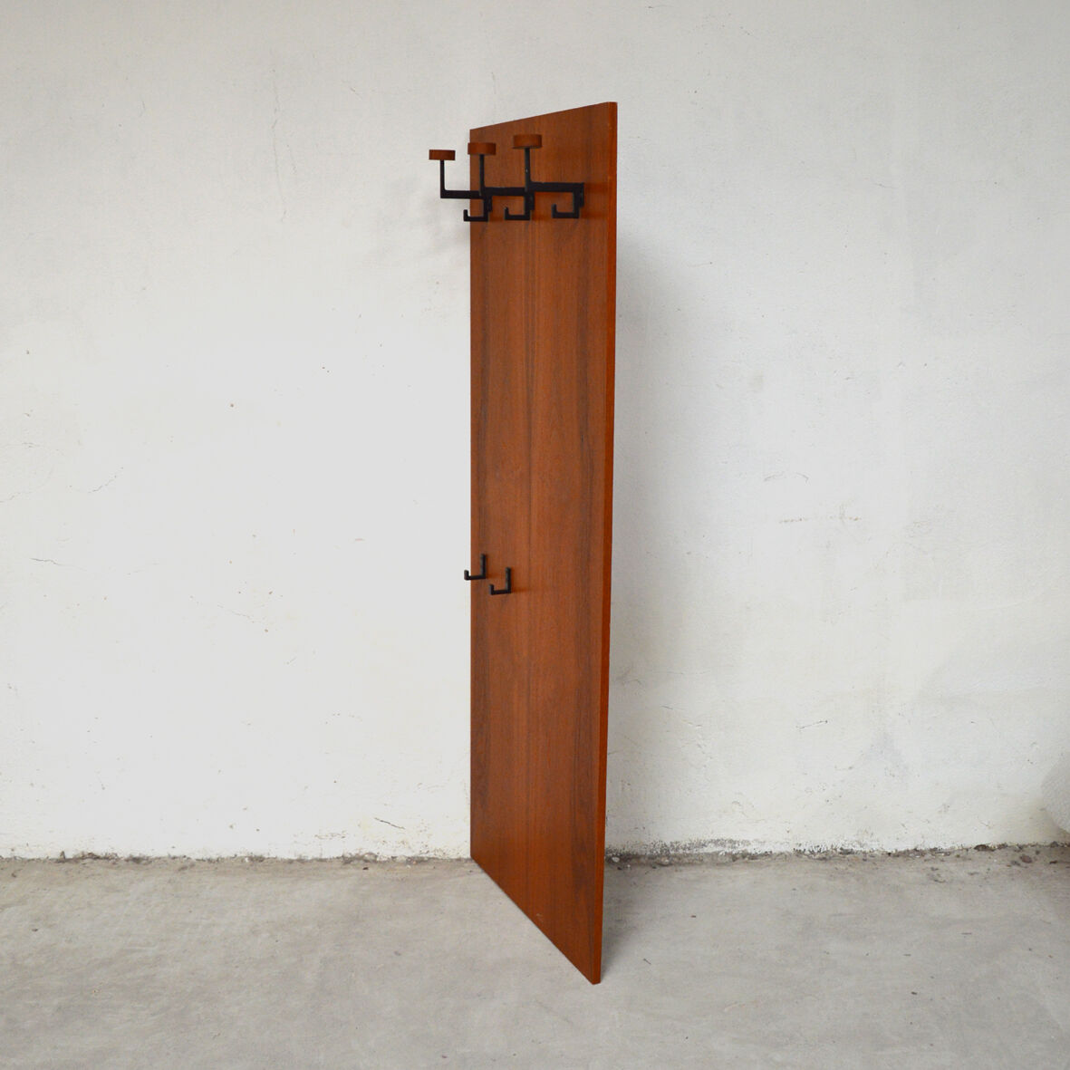 Coat hangers Scandinavian teak, 1960