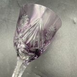 6 verres à porto en cristal de couleur