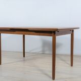 Table à manger extensible danoise en teck, années 1960