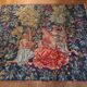 Grande tapisserie Jules Pansu –  La Dame au coffret  – Point d’Halluin