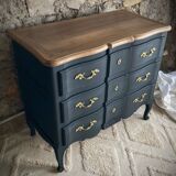 Commode arbalète noire