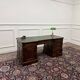 Classic English Desk Green Leather