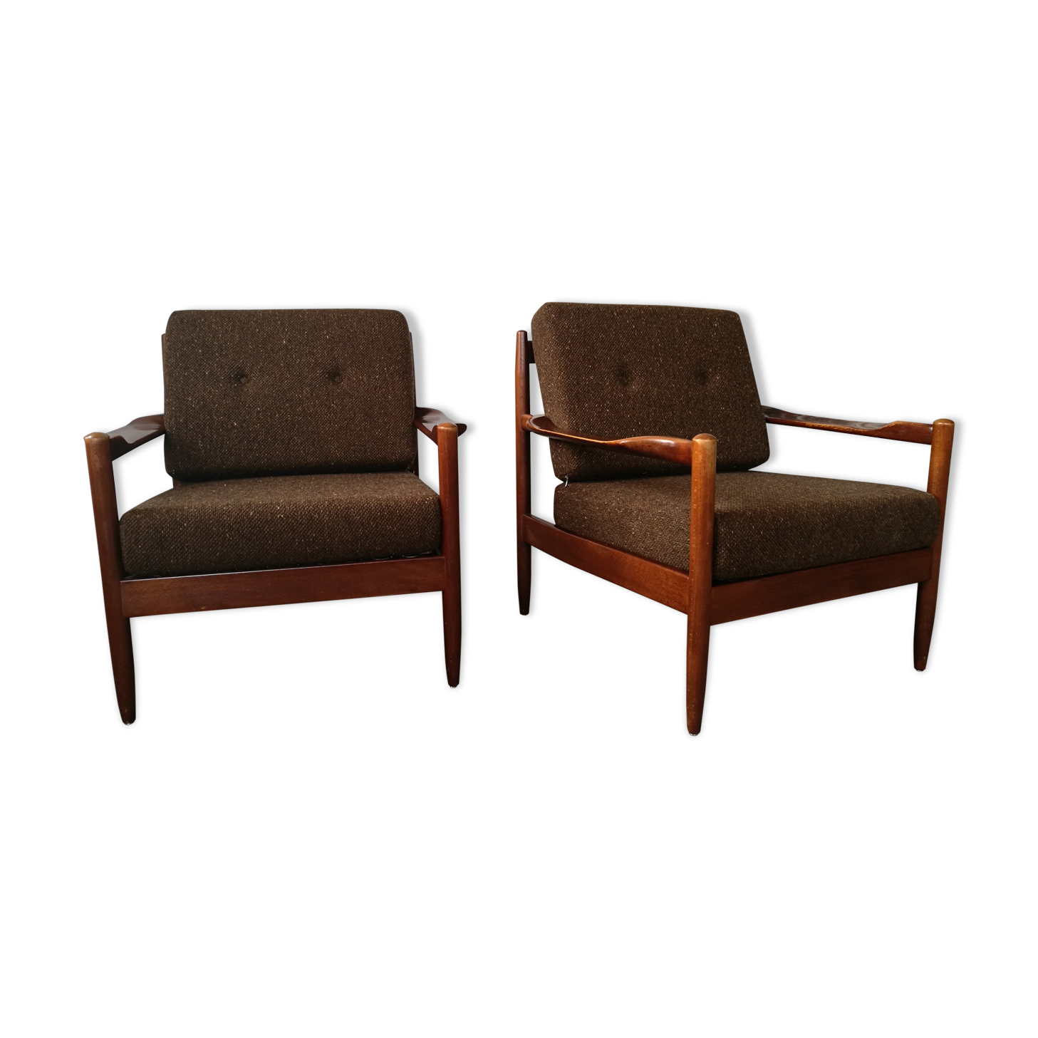 Pair of Scandinavian armchairs