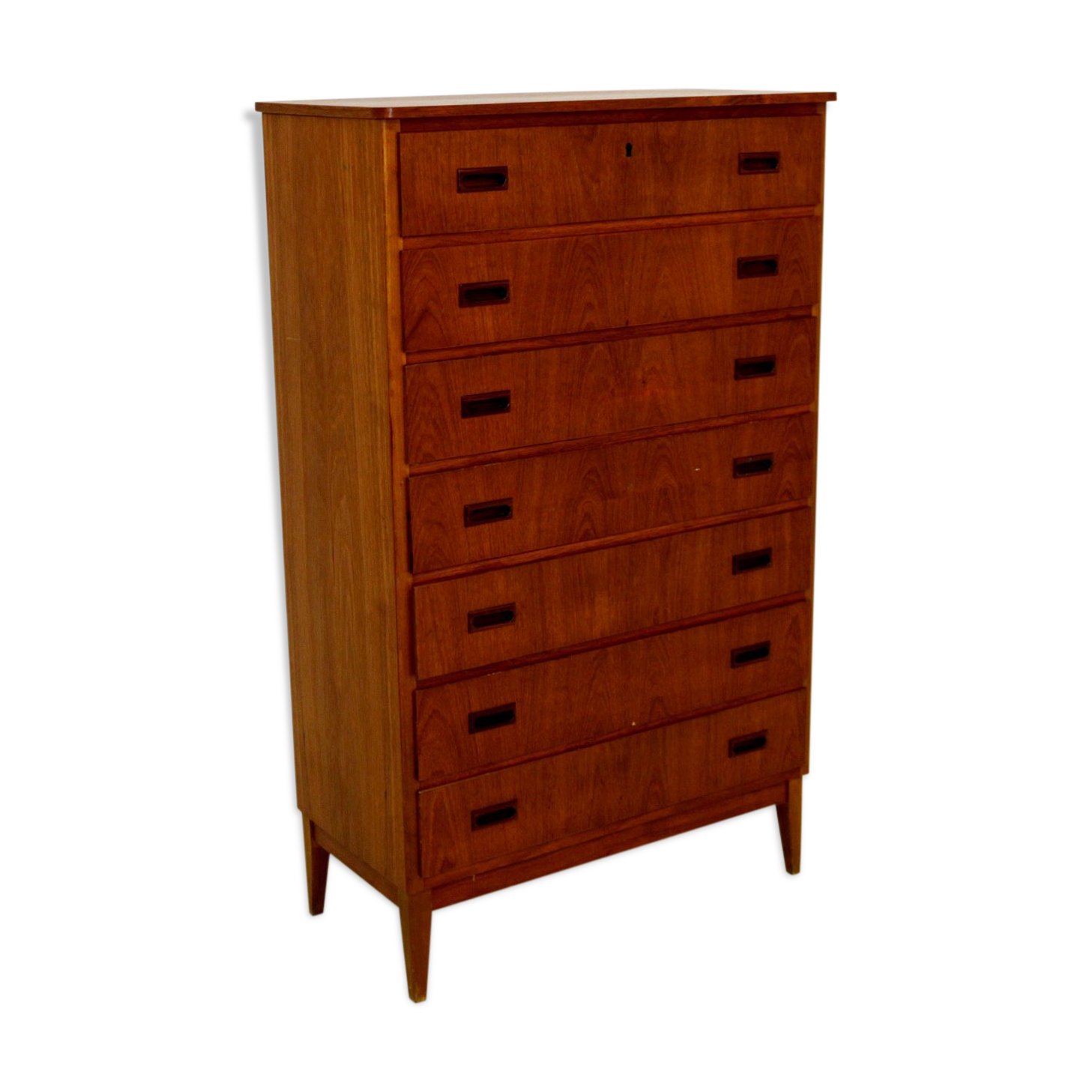 Commodity "Tallboy" in teak, Denmark, 1960