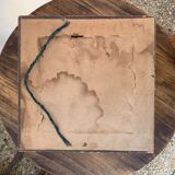Vintage square mirror