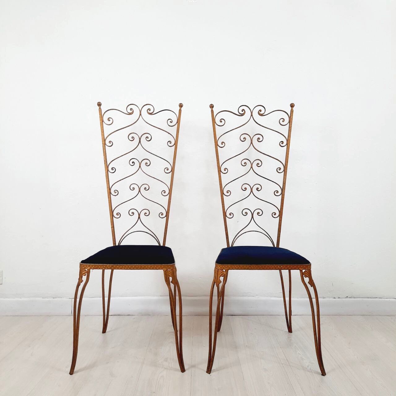 Pair of vintage chairs, design Pier Luigi Colli