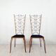 Paire de chaises vintage, design Pier Luigi Colli